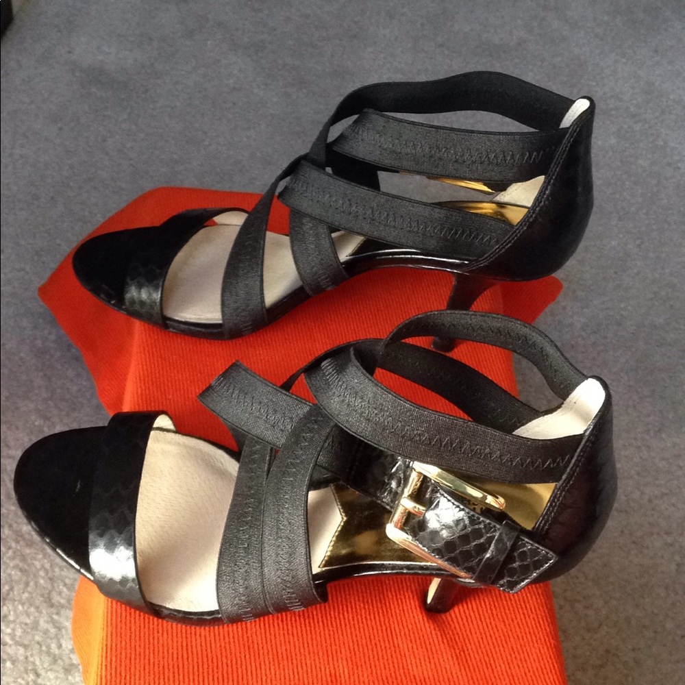 Host Pick! MICHAEL heels in black. Size 8.5. Used once - Picture 3 of 4